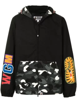 A BATHING APE® BLK Sweat à Patch Logo Homme