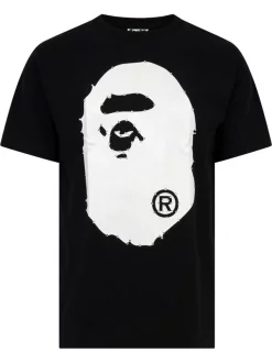 Gazebo Parts Direct Sales Store 17 ( Nouvelle Collection ) A BATHING APE® BLACK T-shirt Crystal Stone Ape Homme