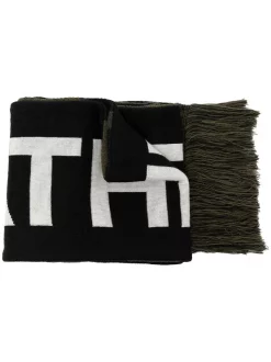 A BATHING APE® GREEN écharpe à Logo Imprimé Homme