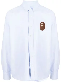 A BATHING APE® Chemise à Patch Logo SAX