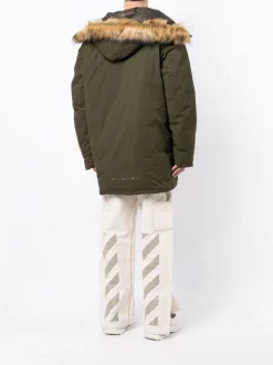 A BATHING APE® Veste à Capuche Bordée De Fourrure Artificielle OLIVEDRAB -A BATHING APE Soldes 2024 18333603 39506391 600