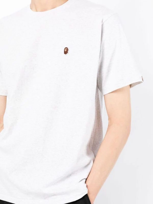 ( Nouvelle Collection ) A BATHING APE® Logo-patch Cotton T-Shirt Homme 5 ( Nouvelle Collection ) A BATHING APE® Logo-patch Cotton T-Shirt Homme – Image 5