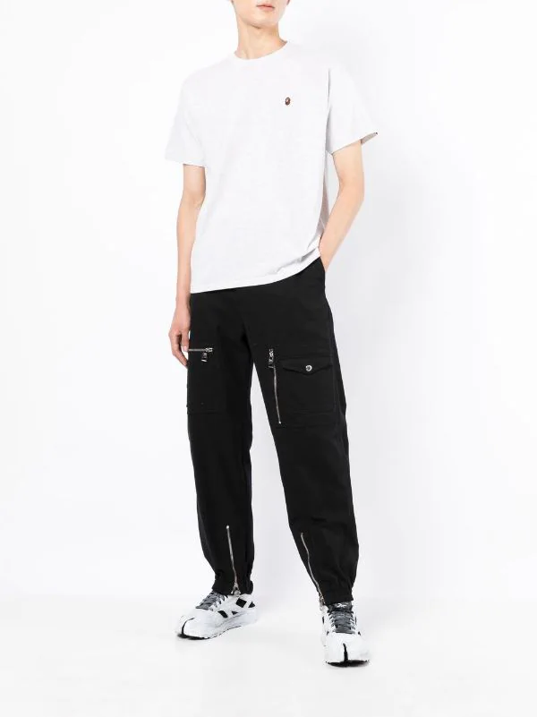 ( Nouvelle Collection ) A BATHING APE® Logo-patch Cotton T-Shirt Homme 2 ( Nouvelle Collection ) A BATHING APE® Logo-patch Cotton T-Shirt Homme – Image 2