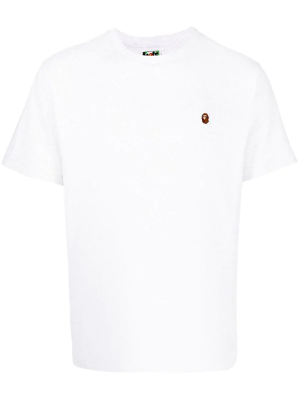 ( Nouvelle Collection ) A BATHING APE® Logo-patch Cotton T-Shirt Homme 1 ( Nouvelle Collection ) A BATHING APE® Logo-patch Cotton T-Shirt Homme